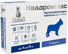 Фото Modes Пігулки Квадромідас для собак 4-8 кг 0.4 г 1 шт (ЗС000340)