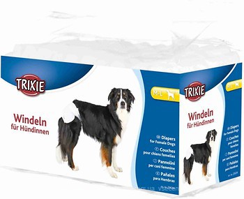 Фото Trixie Підгузки Diapers for Female Dogs M-L 36-52 см 12 шт. (23634)