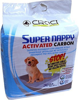 Фото Croci Пелюшки Super Nappy Carbon 57x84 см 30 шт. (C6028173)