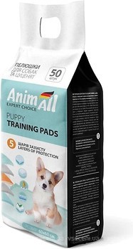Фото AnimAll Пелюшки Puppy Training Pads 60x60 см 50 шт.