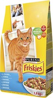 Фото Friskies Сухий корм з лососем і овочами 1.5 кг