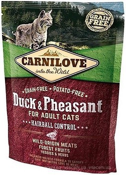 Фото Carnilove Duck&Pheasant For Adult Cats 400 г