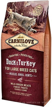 Фото Carnilove Duck&Turkey For Large Breed 6 кг
