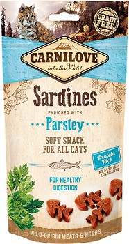 Фото Carnilove Semi-Moist Sardine Enriched With Parsley 50 г