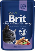 Фото Brit Premium Cat Pouches Cod Fish 100 г