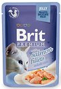 Фото Brit Premium Cat Pouch Salmon Fillets in Jelly 85 г