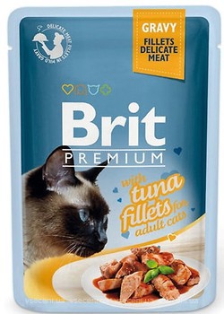 Фото Brit Premium Cat Pouch Tuna Fillets in Gravy 85 г
