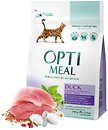 Фото Optimeal For Adult Cats Hairball Control Duck 4 кг