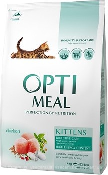 Фото Optimeal For Kitten Chicken 4 кг