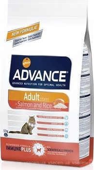 Фото Advance Cat Adult Salmon and Rice 1.5 кг