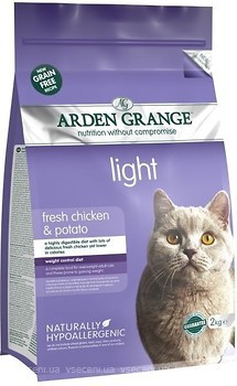 Фото Arden Grange Adult Cat Light Fresh Chicken and Potato 4 кг