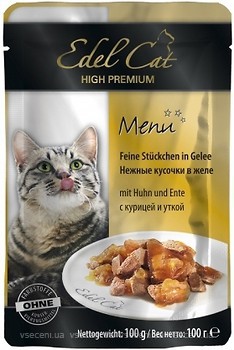 Фото Edel Cat Консервований корм курка і качка 100 г