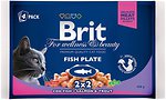 Фото Brit Premium Cat Pouch Fish Plate Gravy 400 г