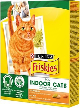 Фото Friskies Сухий корм Indoor Cats з куркою і садової травою 270 г