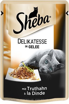 Фото Sheba Delikatesse In Gelee With Turkey 85 г