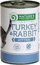 Фото Nature's Protection Kitten Turkey & Rabbit 400 г
