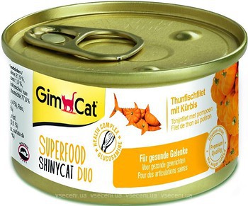 Фото GimCat Superfood ShinyCat Duo Tunafilet with Pumpkin 70 г (414737)
