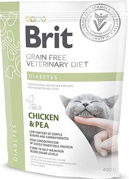 Фото Brit Veterinary Diet Cat Diabetes 400 г