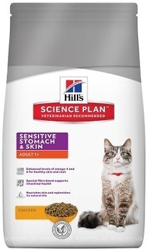 Фото Hill's Science Plan Feline Adult Sensitive Stomach & Skin 300 г
