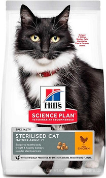 Фото Hill's Feline Mature Adult 7+ Sterilised Chicken 3 кг