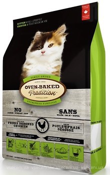 Фото Oven-Baked Tradition Kitten Food Prepared With Fresh Chicken, Fruits & Vegetables 1.13 кг