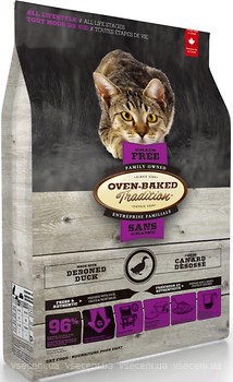 Фото Oven-Baked Tradition Cat Food Prepared With Fresh Duck, Fruits & Vegetables 4.54 кг