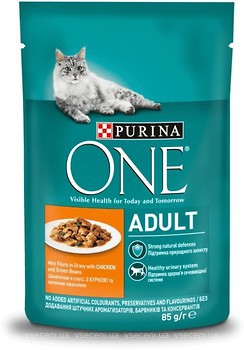 Фото Purina One Adult Chicken & Green Beans 85 г