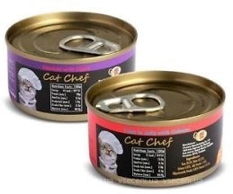 Фото Chef Cat Tuna and Salmon in Jelly 80 г