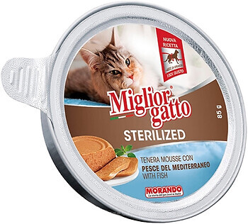 Фото Morando Migliorgatto Sterilized Fish 85 г