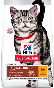 Фото Hill's Science Plan Adult Hairball & Indoor Chicken 3 кг