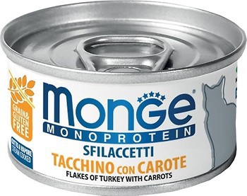 Фото Monge Monoprotein Flakes Turkey with Carrots 80 г