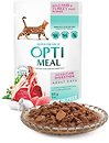 Фото Optimeal For Adult Cats With Lamb Sensitive Digestion in sause 12x85 г