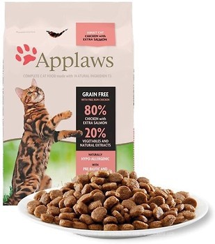 Фото Applaws Adult Cat Chicken with Extra Salmon 7.5 кг