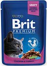 Фото Brit Premium Cat Pouches Chicken & Turkey 24x100 г