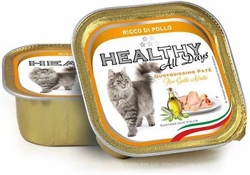 Фото Healthy All days Cat Pate Rich With Chicken 100 г