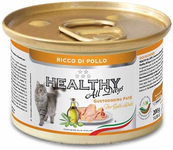 Фото Healthy All days Cat Pate Rich With Chicken 200 г