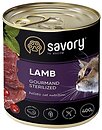 Фото Savory Adult Cat Gourmand Sterilized Lamb 400 г