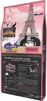 Фото Bon Appetit Gourmand Cat Salmon, Chicken & Rice 1.5 кг