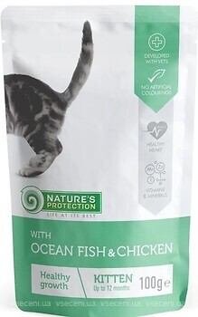 Фото Nature's Protection Kitten Ocean Fiish & Chicken 100 г