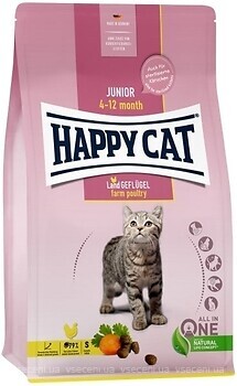 Фото Happy Cat Culinary Junior Land Geflugel 1.3 кг