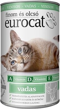 Фото EuroCat Adult Cat Venison 415 г