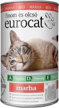 Фото EuroCat Adult Cat Beef 415 г