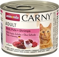 Фото Animonda Carny Beef, Turkey and Shrimps 6x200 г