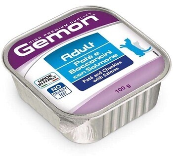 Фото Gemon Adult Pate & Chunkies with Salmon 100 г