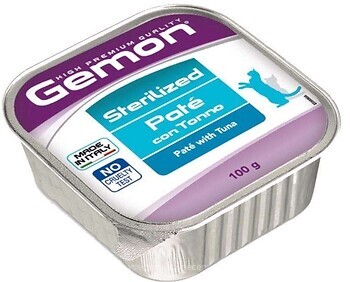 Фото Gemon Adult Sterilized Pate with Tuna 100 г