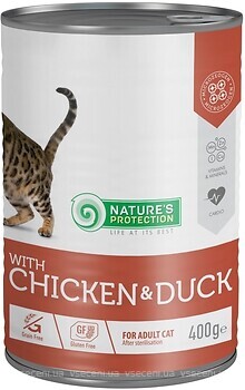 Фото Nature's Protection Adult Sterilised Chicken & Duck 400 г