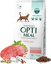 Фото Optimeal For Sterilised Cats With Beef & Sorghum 1.5 кг