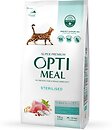 Фото Optimeal For Sterilised Cats With Turkey & Oat 1.5 кг