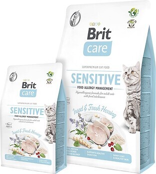 Фото Brit Care Cat GF Sensitive Food Allergy Management 400 г