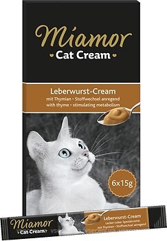 Фото Miamor Cat Cream Leberwurst-Cream 15 г